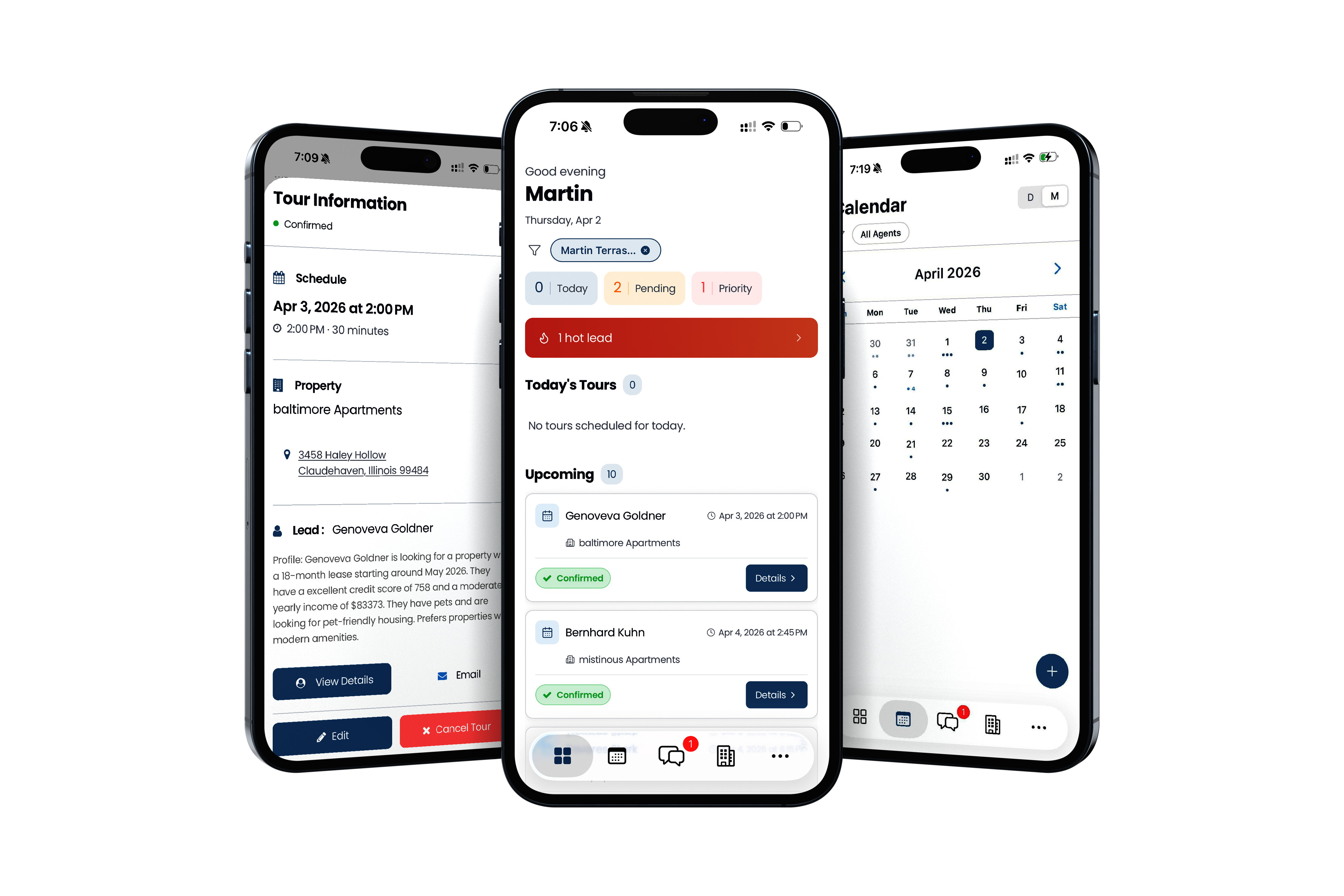 HappiNest AI mobile app home screen